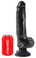 9" Vibrating Cock with Balls