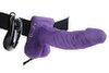 7'' Vibrating Hollow Strap-on
