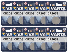 10 x 1-pack batteri CR2032