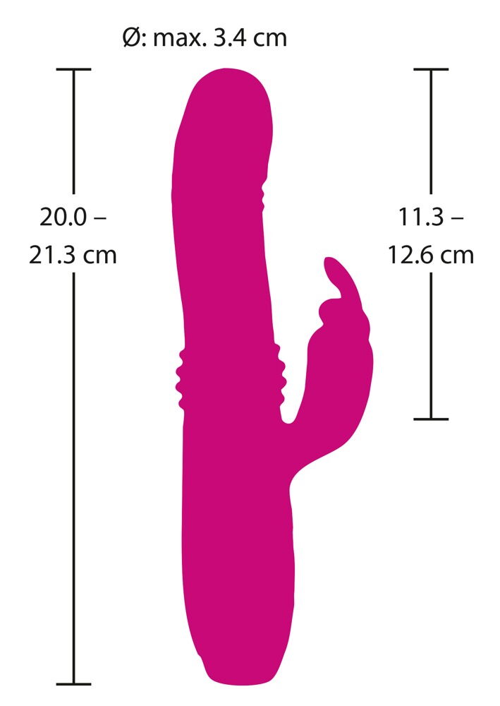 Klitorisvibrator med stötfunktion